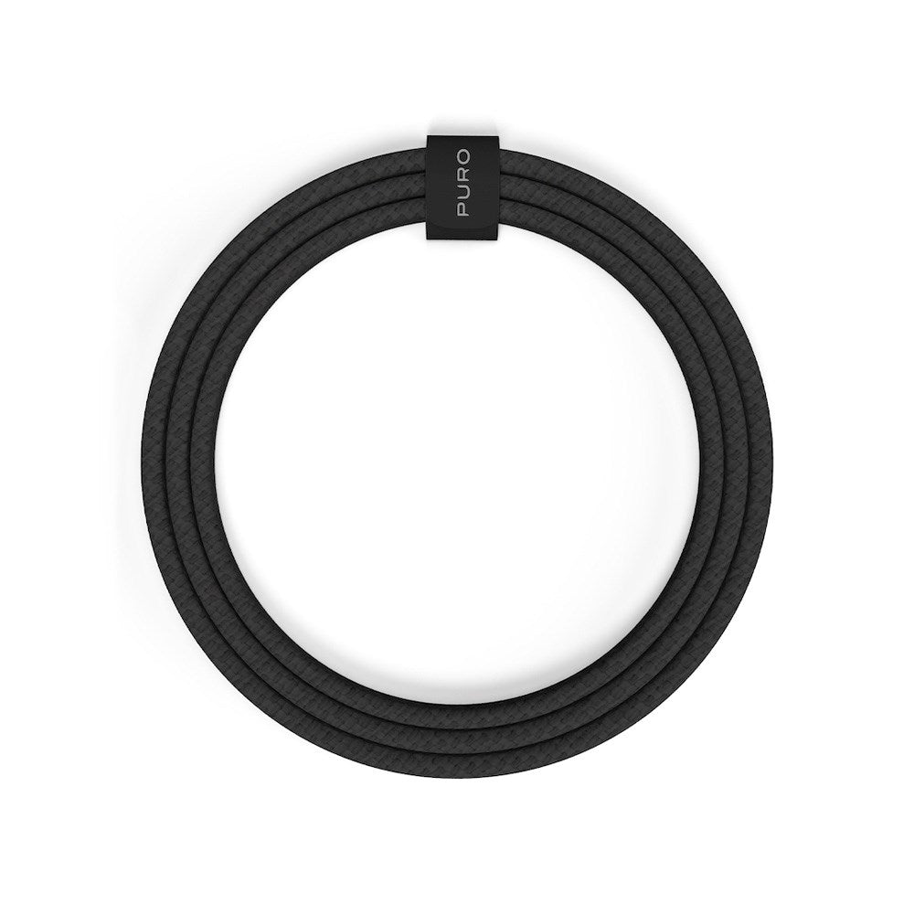 Puro Braided USB-C Kabel – 1.5m, 60W og 480Mbps Overførsel - Lyseblå