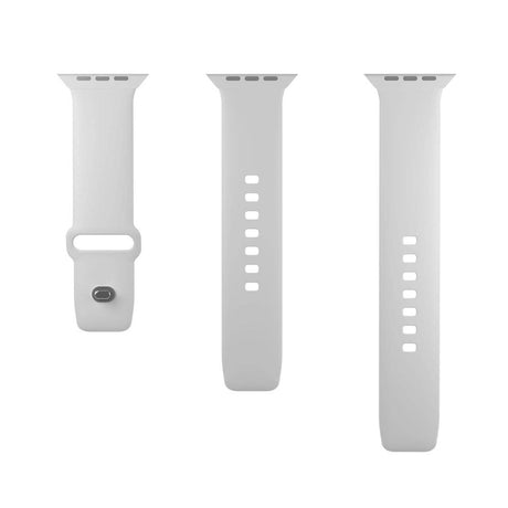Apple Watch (42/44/SE/45/46/49mm) Puro ICON Silicone Urrem - Sort
