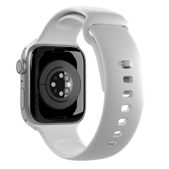 Apple Watch (42/44/SE/45/46/49mm) Puro ICON Silicone Urrem - Sort