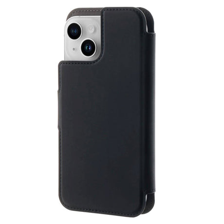 iPhone 15 / 14 / 13 / 12 Pro / 12 Puro Folio Flip Cover med Kortholder - MagSafe Kompatibel - Sort