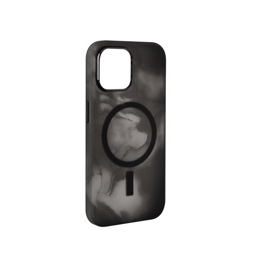 iPhone 15 Puro AQUA Fleksibelt Plastik Cover - MagSafe Kompatibel - Sort