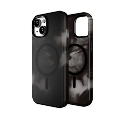 iPhone 15 Puro AQUA Fleksibelt Plastik Cover - MagSafe Kompatibel - Sort