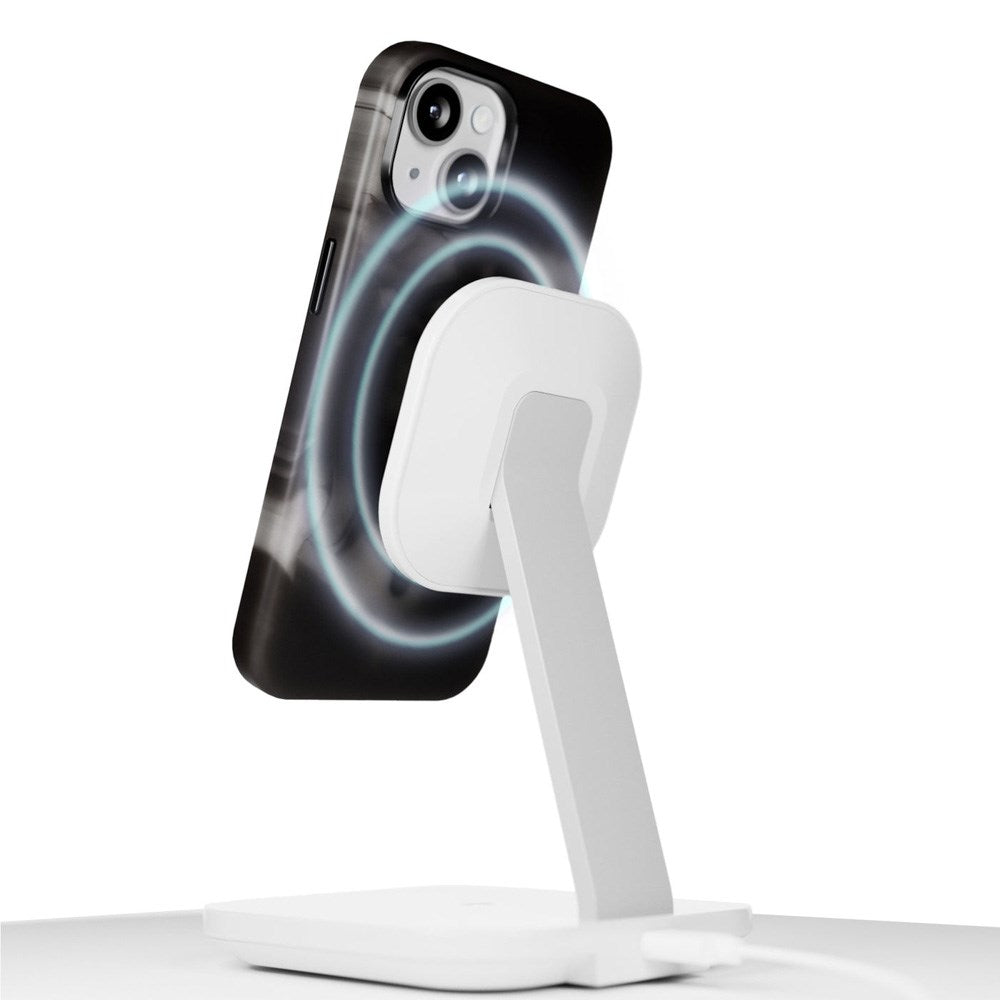 iPhone 15 Puro AQUA Fleksibelt Plastik Cover - MagSafe Kompatibel - Sort