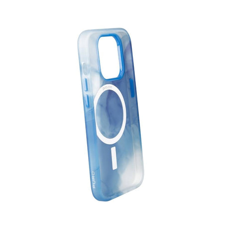 iPhone 15 Puro AQUA Fleksibel Plastik Cover - MagSafe Kompatibel - Blå