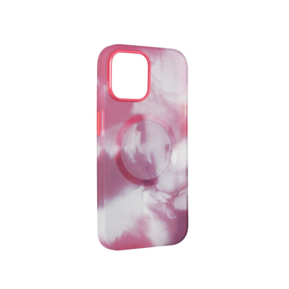 iPhone 15 Puro AQUA Fleksibelt Plastik Cover - MagSafe Kompatibel - Lyserød