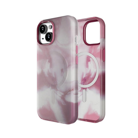 iPhone 15 Puro AQUA Fleksibelt Plastik Cover - MagSafe Kompatibel - Lyserød