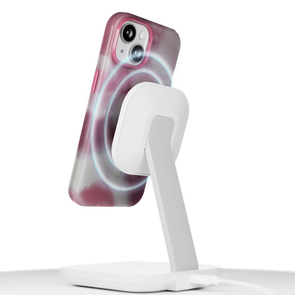 iPhone 15 Puro AQUA Fleksibelt Plastik Cover - MagSafe Kompatibel - Lyserød