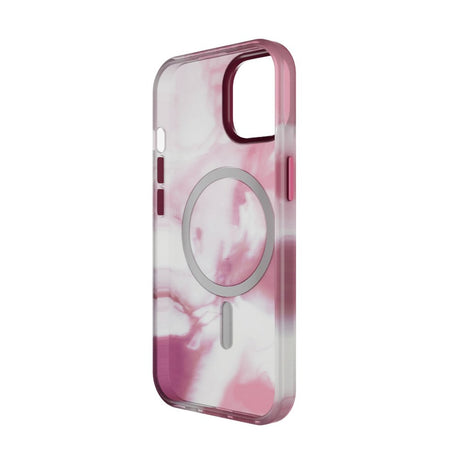 iPhone 15 Puro AQUA Fleksibelt Plastik Cover - MagSafe Kompatibel - Lyserød