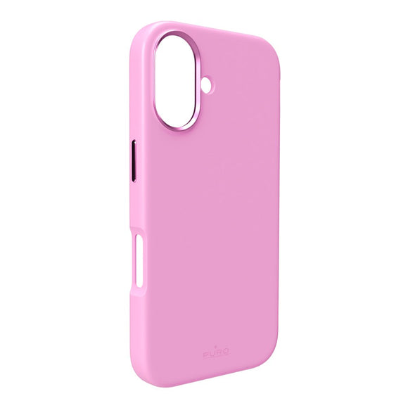 PURO ICON MAG PRO Silikone Cover - MagSafe Kompatibel - iPhone 16 Plus - Lyserød