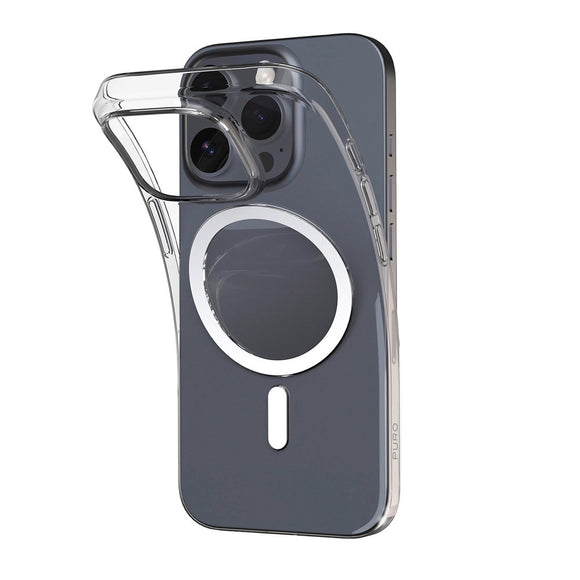 PURO MAG Ultra Slim MagSafe Cover 0.3mm - iPhone 16 Pro Max - Gennemsigtig