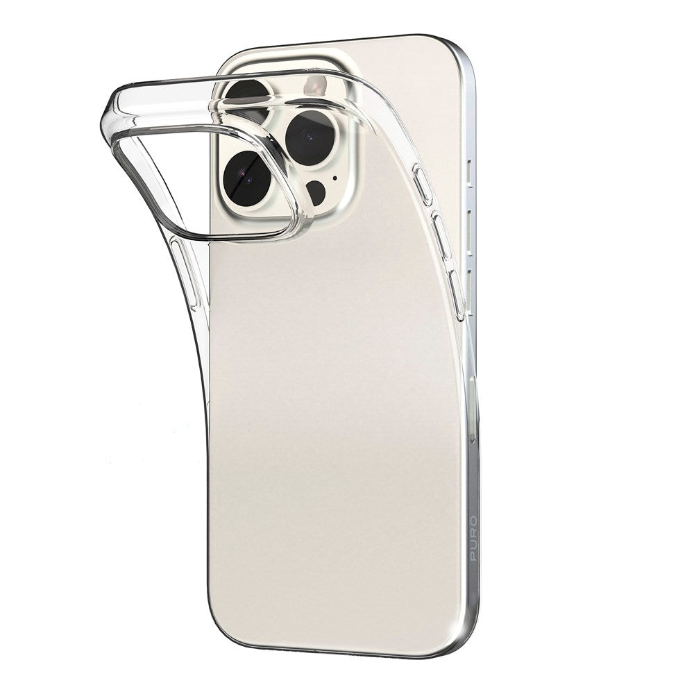 PURO NUDE Ultra Slim Cover 0.3mm - iPhone 16 Pro Max - Gennemsigtig