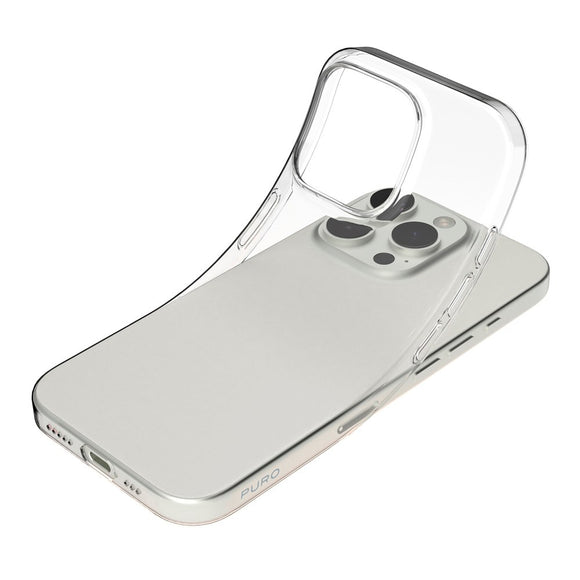 PURO NUDE Ultra Slim Cover 0.3mm - iPhone 16 Pro Max - Gennemsigtig