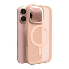 PURO DAYLIGHT Gradient MagSafe Silikone Cover - iPhone 16 Pro - Gennemsigtig/Beige