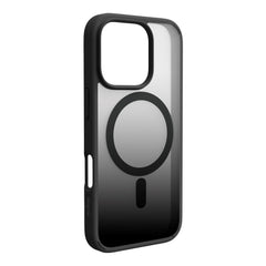 PURO GRADIENT MagSafe Cover - iPhone 16 Pro - Gennemsigtig/Sort