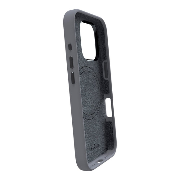 PURO ICON MAG PRO Silikone Cover - MagSafe Kompatibel - iPhone 16 Pro - Grå