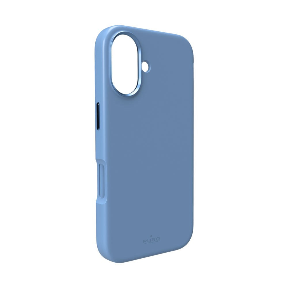 iPhone 17 PURO ICON MAG PRO Silikone Cover - MagSafe Kompatibel - Lyseblå