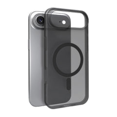 iPhone Air PURO DAYLIGHT Silikone Cover - MagSafe Kompatibel - Gennemsigtig / Sort