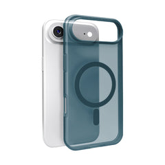 iPhone Air PURO DAYLIGHT Silikone Cover - MagSafe Kompatibel - Gennemsigtig / Mørkegrøn