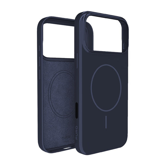 iPhone 17 Pro PURO PULSE Bagsidecover - MagSafe Kompatibel - Mørkeblå
