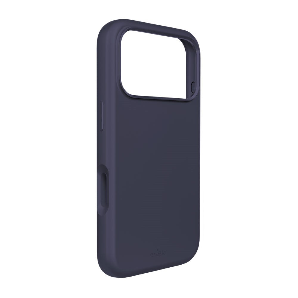 iPhone 17 Pro Max PURO ICON MAG PRO Silikone Cover - MagSafe Kompatibel - Mørkeblå