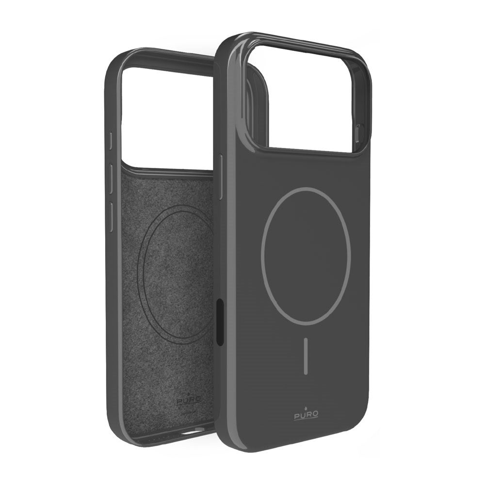 iPhone 17 Pro Max PURO PULSE Bagsidecover - MagSafe Kompatibel - Mørkegrå