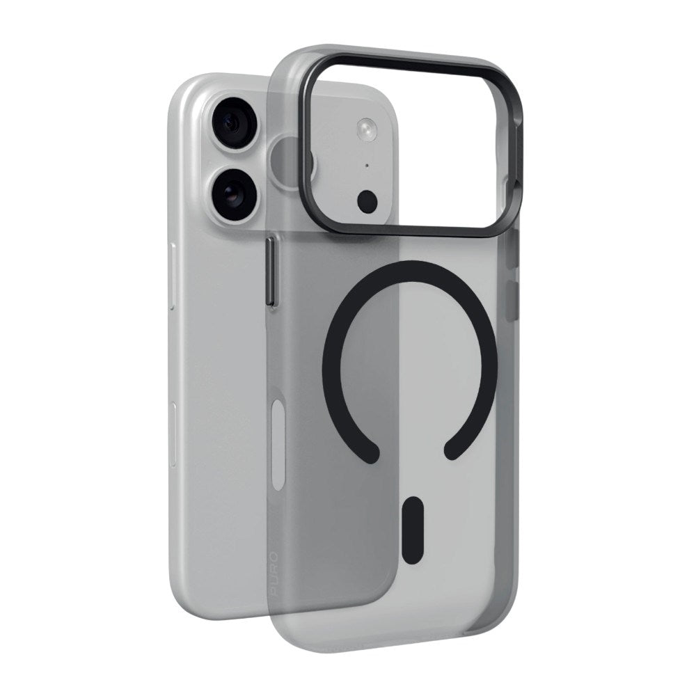 iPhone 18 Pro / 17 Pro PURO LIGHTFEEL Cover - MagSafe Kompatibel - Sort