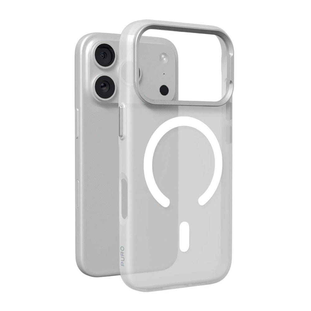 iPhone 18 Pro / 17 Pro PURO LIGHTFEEL Cover - MagSafe Kompatibel - Hvid