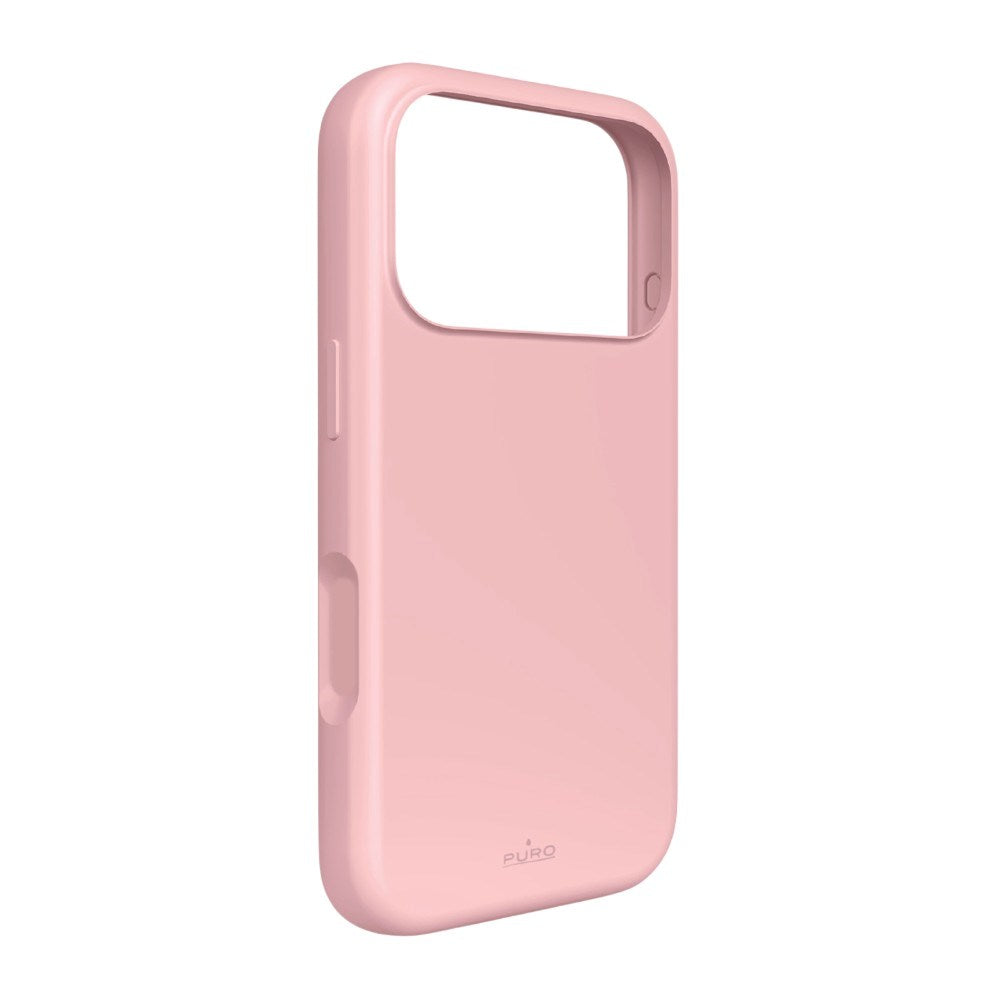 iPhone 18 Pro / 17 Pro PURO ICON MAG Silikone Cover - MagSafe Kompatibel - Lyserød