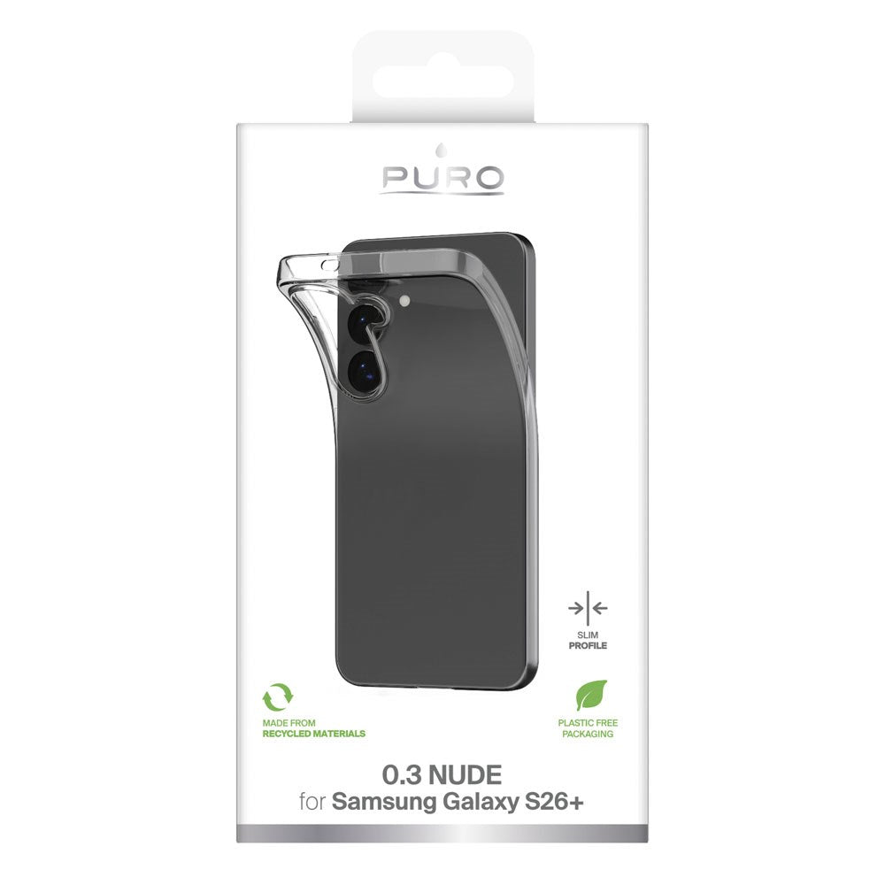 Samsung Galaxy S26+ (Plus) PURO NUDE Ultra Slim Cover 0.3mm - Gennemsigtig