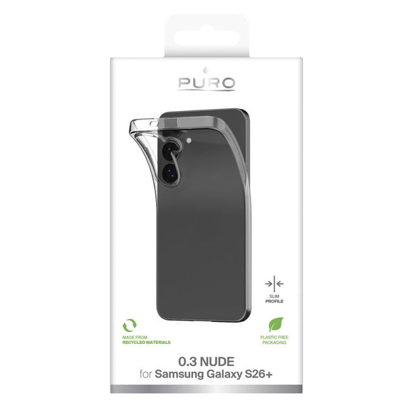 Samsung Galaxy S26+ (Plus) PURO NUDE Ultra Slim Cover 0.3mm - Gennemsigtig