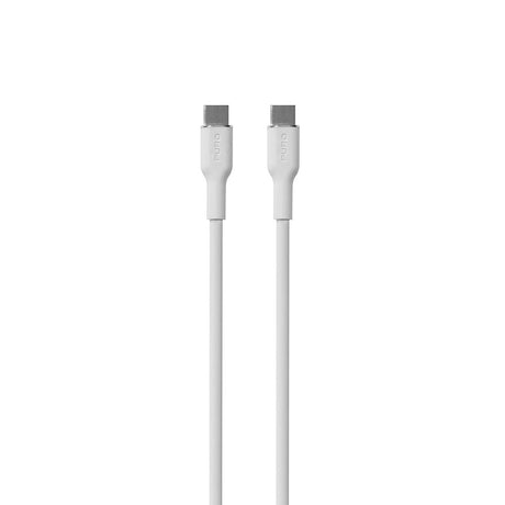 PURO Soft USB-C til USB-C Kabel 1.5m - Hvid