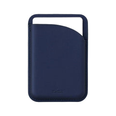 Puro Mag Wallet Vegansk Læder Kortholder til Mobil - MagSafe Kompatibel - Blå