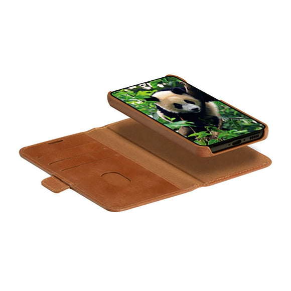 Samsung Galaxy S23 dbramante1928 Lynge Ægte Læder Magnet Cover - Tan