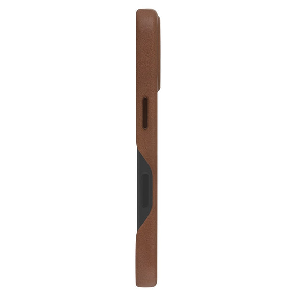 Dbramante1928 iPhone 16 Roskilde Cover - 100% Ægte Læder - MagSafe Kompatibel - Dark Tan