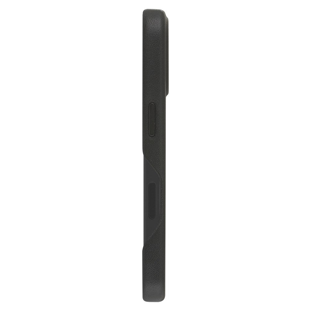 Dbramante1928 iPhone 16 Roskilde Cover - 100% Ægte Læder - MagSafe Kompatibel - Sort