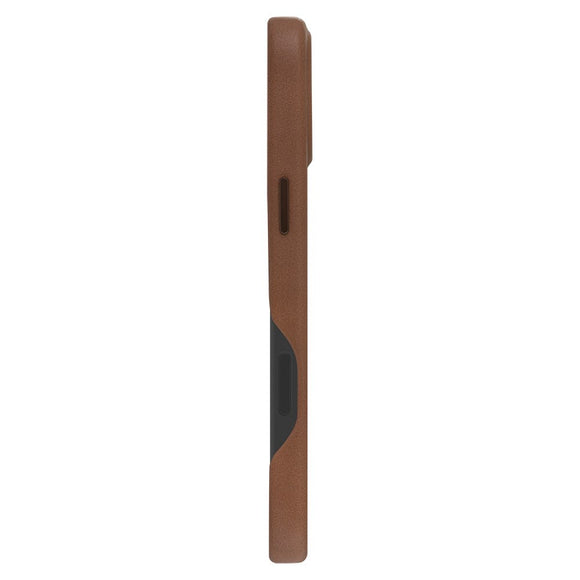 Dbramante1928 iPhone 16 Plus Roskilde Cover - 100% Ægte Læder - MagSafe Kompatibel - Dark Tan