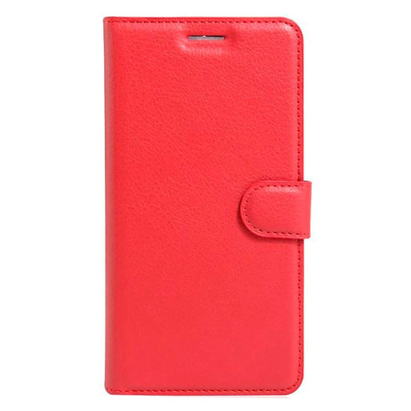 iPhone SE (2022 / 2020) / 8 / 7 Mobilcover m. Pung Soft Pouch Læder Rød