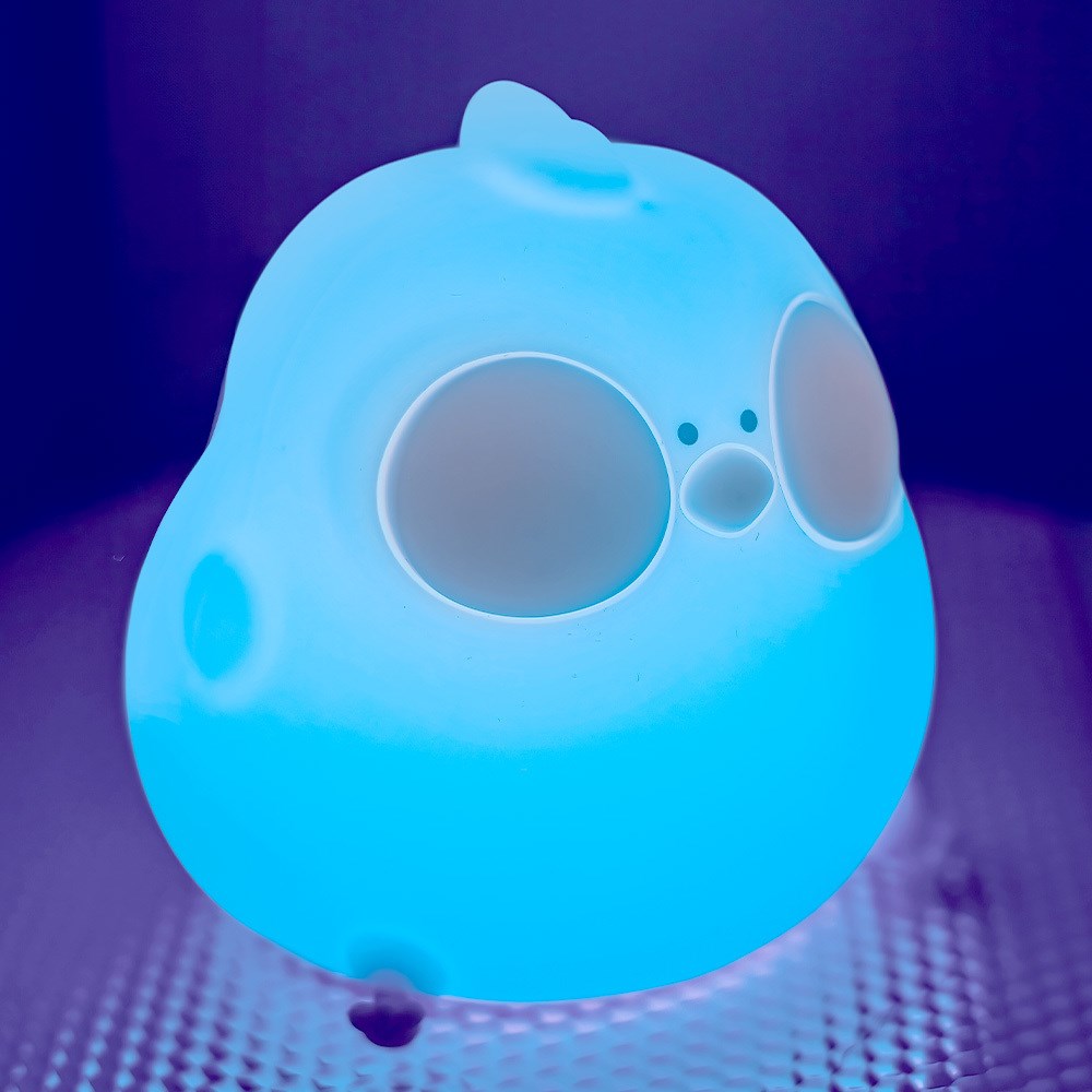 Forever Light LED Silikone Natlampe - Hungry Chicken
