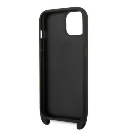 Karl Lagerfeld iPhone 14 Hybrid Cover m. Strop - Sort