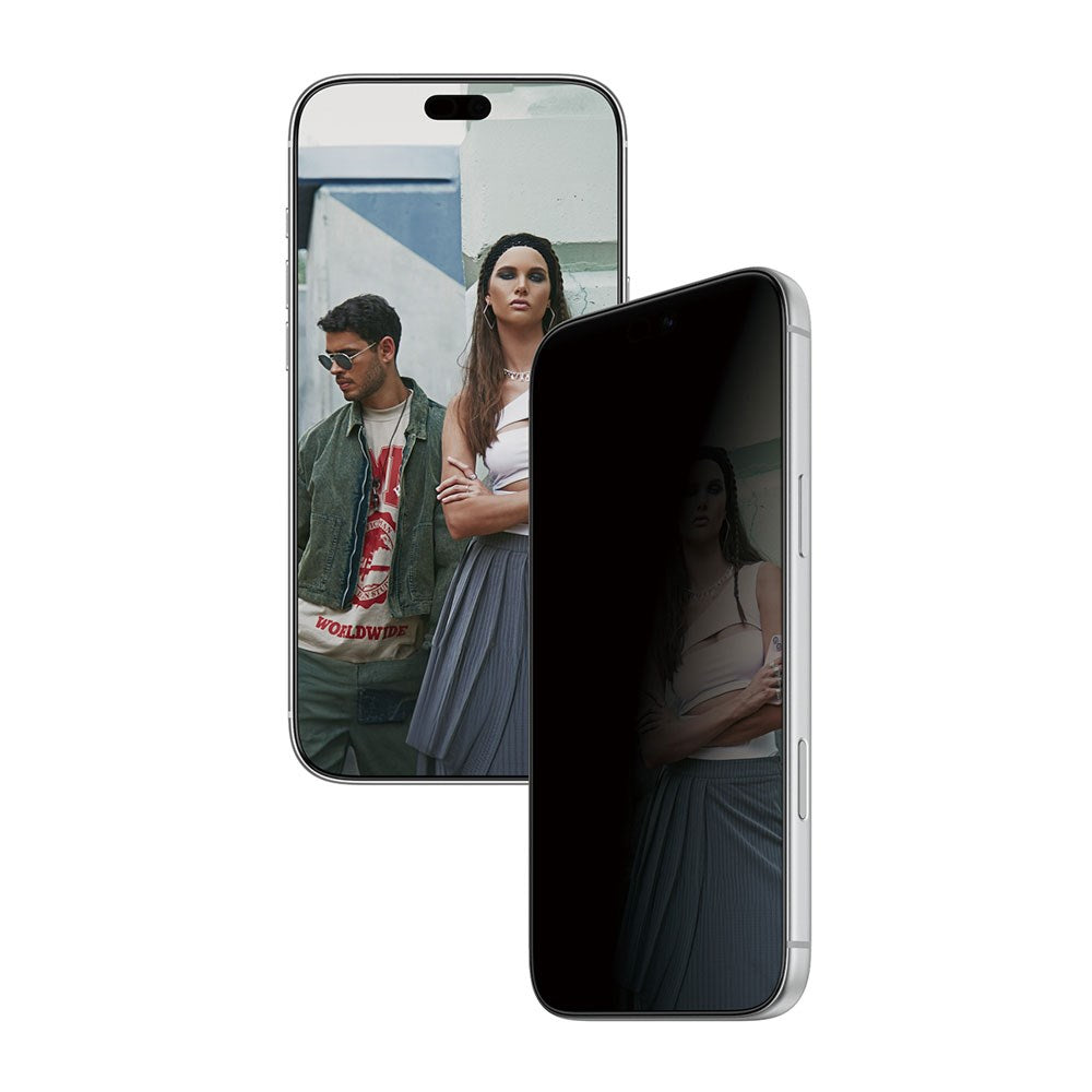 iPhone 18 Pro Max SAFE by PanzerGlass Ultra-Wide Fit Skærmbeskyttelsesglas m. EasyAligner - Privacy - Gennemsigtig