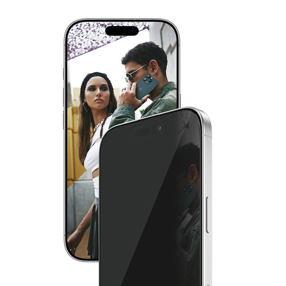 SAFE by PanzerGlass iPhone 17 / 16 Pro Ultra-Wide Fit Skærmbeskyttelsesglas - Privacy Funktion - Gennemsigtig