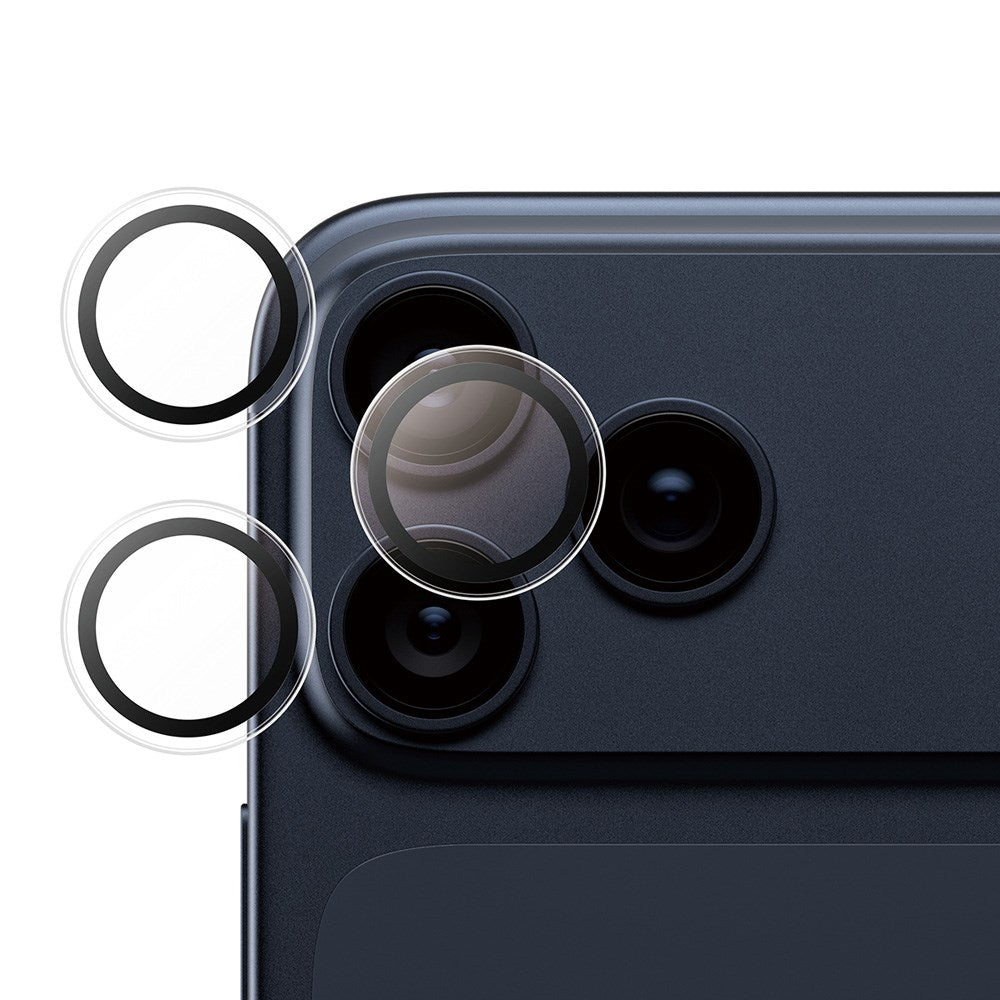 Safe by PanzerGlass iPhone 17 Pro / 17 Pro Max / 16 Pro / 16 Pro Max Kameralinse Beskyttelsesglas - Gennemsigtig / Sort
