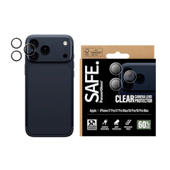 Safe by PanzerGlass iPhone 17 Pro / 17 Pro Max / 16 Pro / 16 Pro Max Kameralinse Beskyttelsesglas - Gennemsigtig / Sort