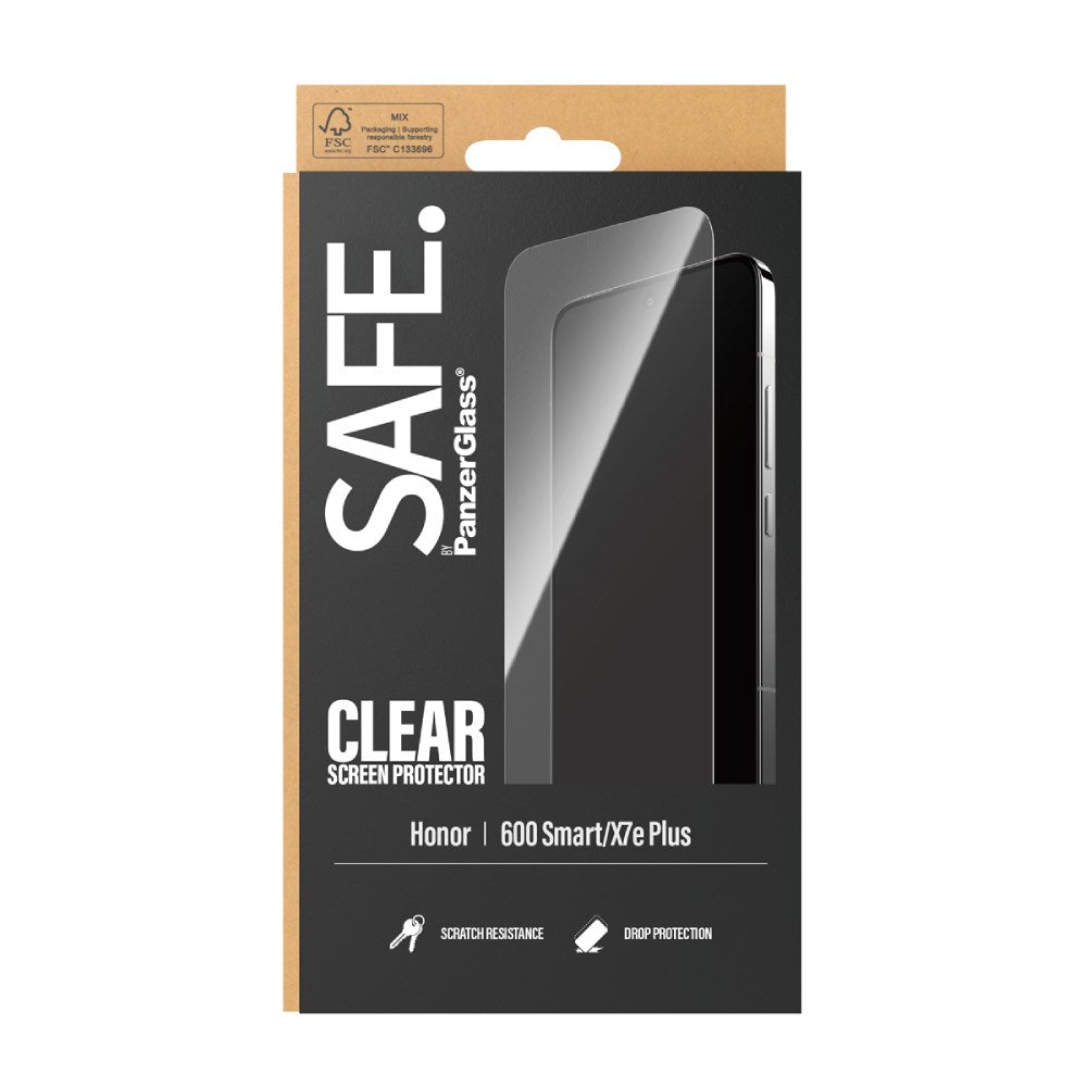 Honor 600 Smart SAFE. by PanzerGlass Hærdet Beskyttelsesglas - Gennemsigtig