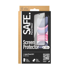 iPhone 11 / XR Safe By PanzerGlass® Edge-to-Edge Skærmbeskyttelse - Case Friendly - Gold Strength - Gennemsigtig / Sort Kant