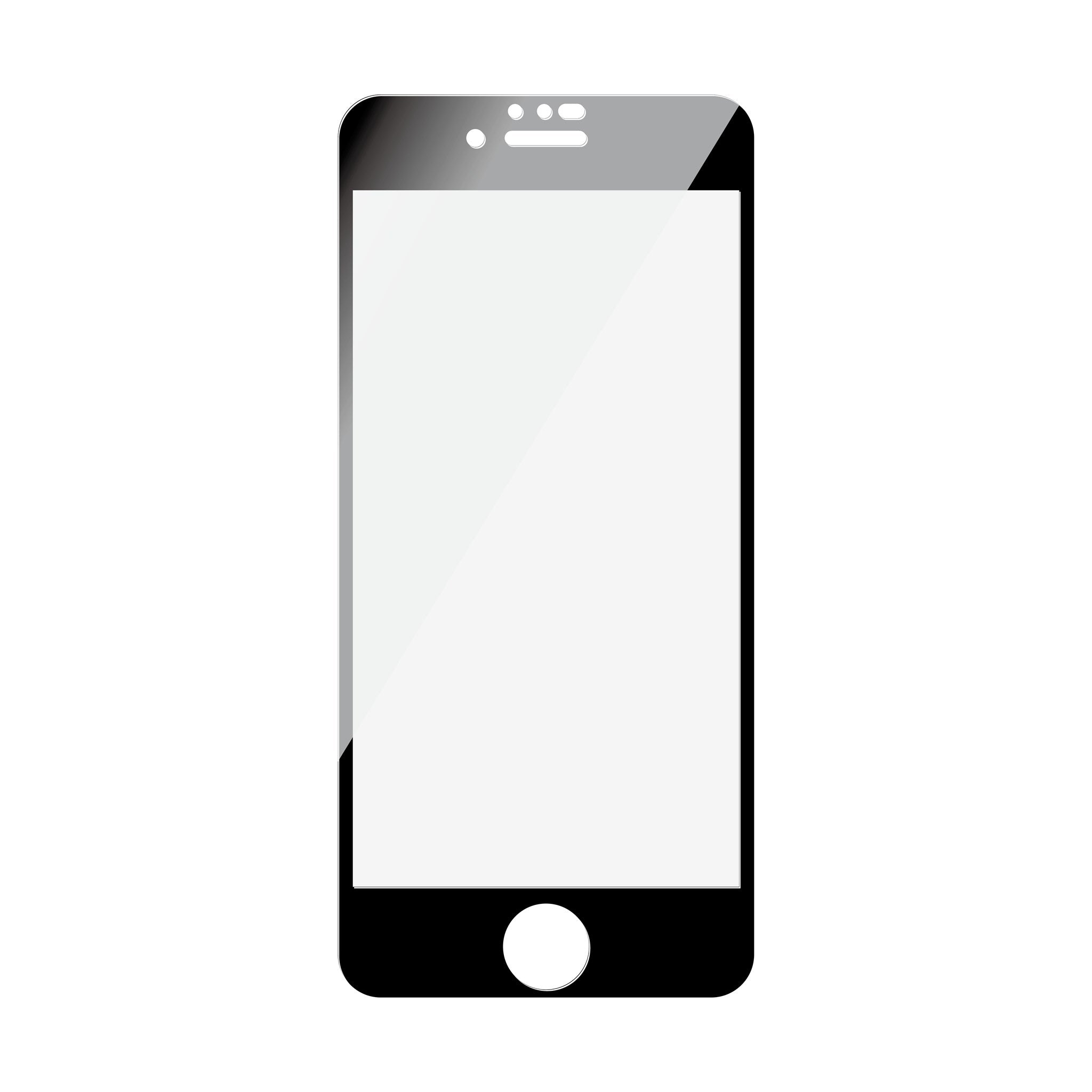 SAFE by PanzerGlass Edge-to-Edge Fit Skærmbeskyttelse - iPhone 8/7/6/6s/SE (2020/2022) - Gennemsigtig/Sort Kant