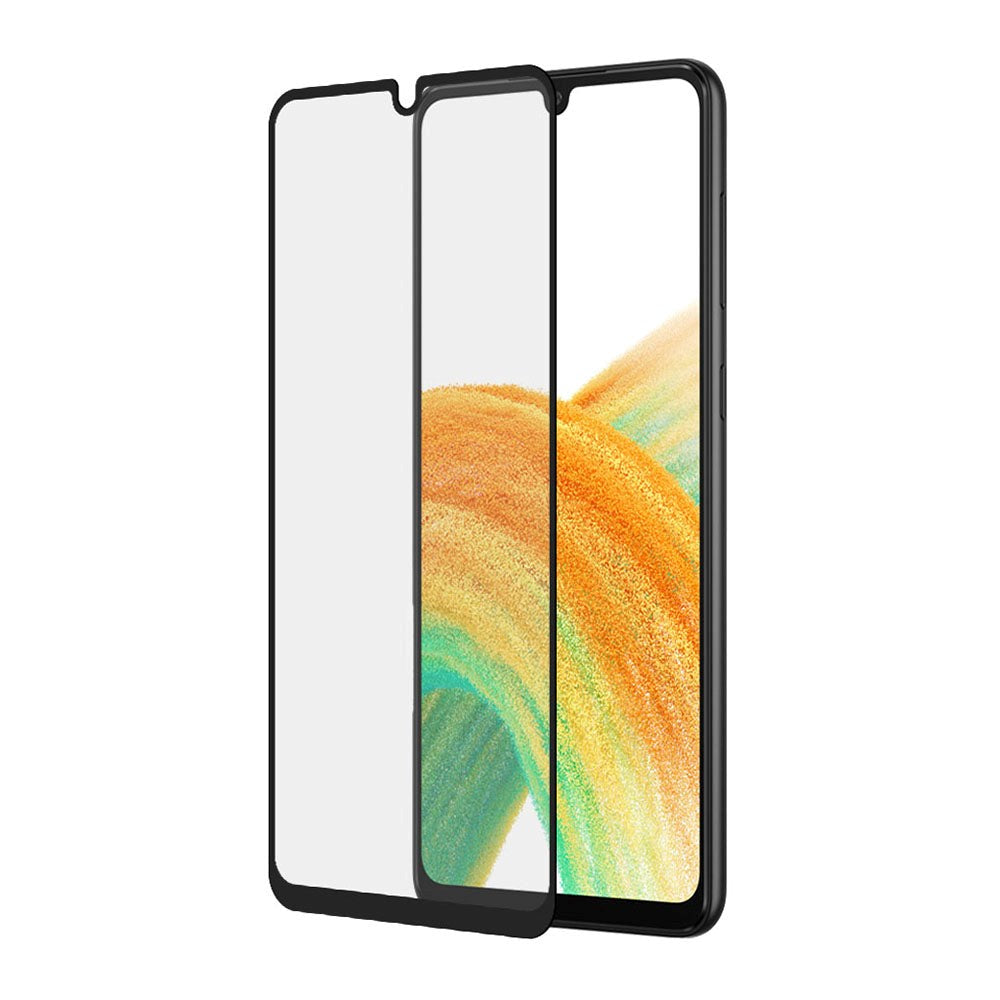 Samsung Galaxy A33 (5G) Safe By PanzerGlass® Edge-to-Edge Fit Skærmbeskyttelse - Case Friendly - Gold Strength - Gennemsigtig
