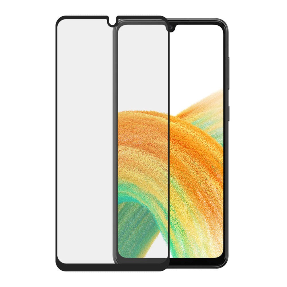 Samsung Galaxy A33 (5G) Safe By PanzerGlass® Edge-to-Edge Fit Skærmbeskyttelse - Case Friendly - Gold Strength - Gennemsigtig