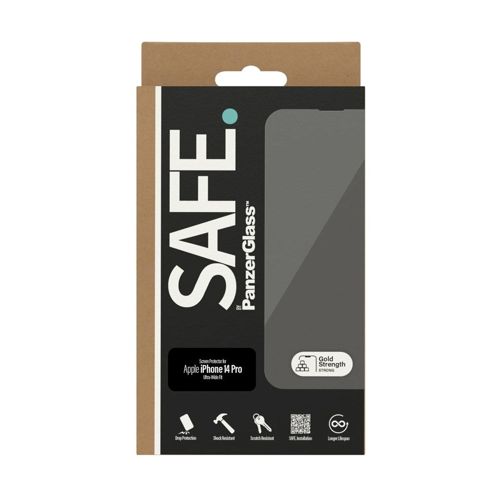 SAFE by PanzerGlass iPhone 14 Pro Skærmbeskyttelse - Ultra Wide Fit - Gennemsigtig