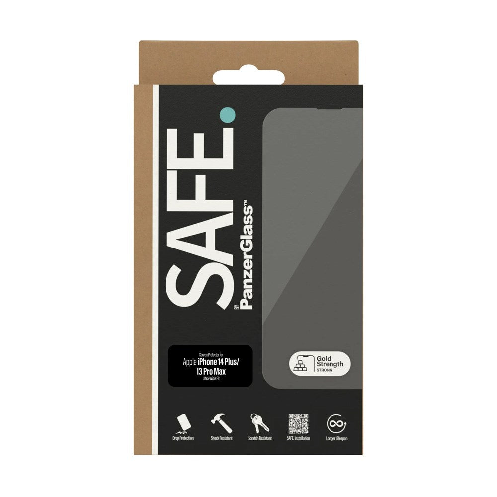 SAFE by PanzerGlass iPhone 14 Plus/13 Pro Max Skærmbeskyttelse - Ultra Wide Fit - Gennemsigtig